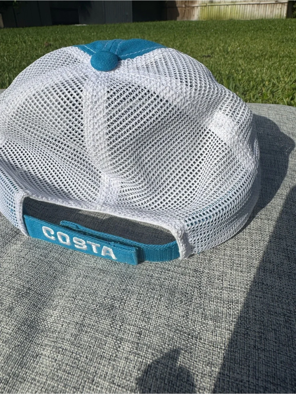 Costa Blue Trucker Hat with Logo